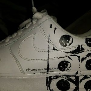 Comme des garcons × Supreme air force 1s
